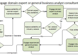 Decision process for engaging a business consultant with or without domain expertise